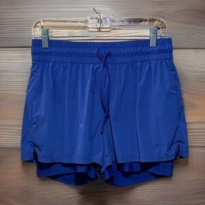 Spyder Women's Athletic Shorts Royal Blue Medium